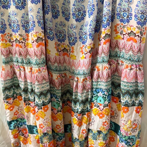 A+ by Anthropologie Gathered Tiered Maxi Dress – Boho Print (Plus 3X) - Picture 3 of 5